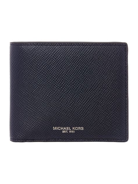 michael kors crossgrain leather billfold wallet|michael kors wallet men.